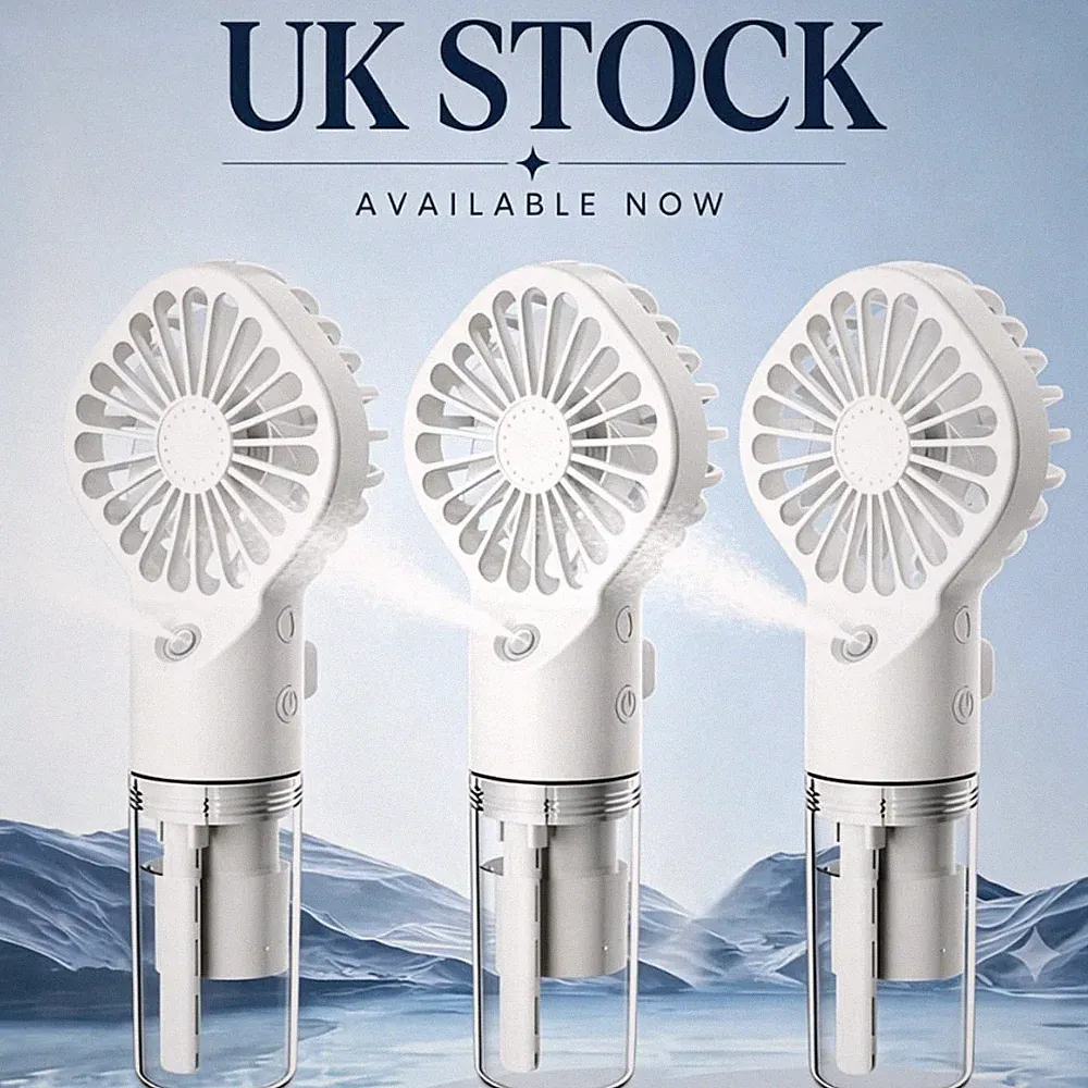 1-10 Stück Handventilator mit Wasserkühlung Mini USB Ventilator Tischventilator