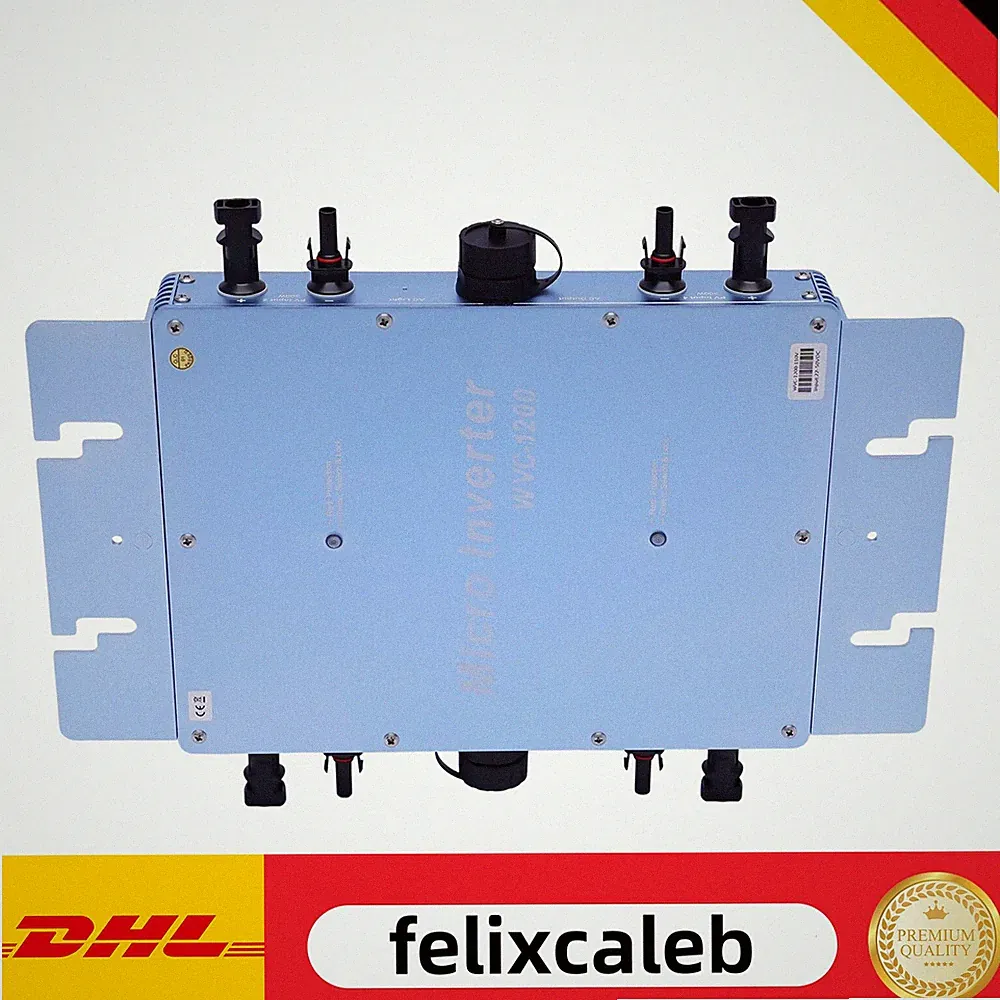 1200W Wasserdichter Netzbinder-Wechselrichter MPPT 22-50V 220V Solar Microinvert