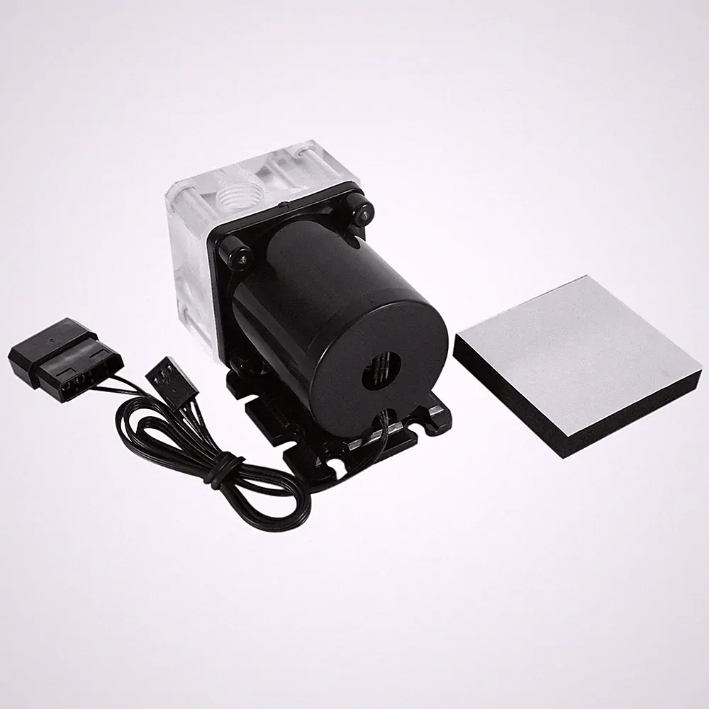 12V 0.8A 10W G1 / 4 Gewinde GeräUscharme Wasser Pumpe für CPU PC Computer K1421