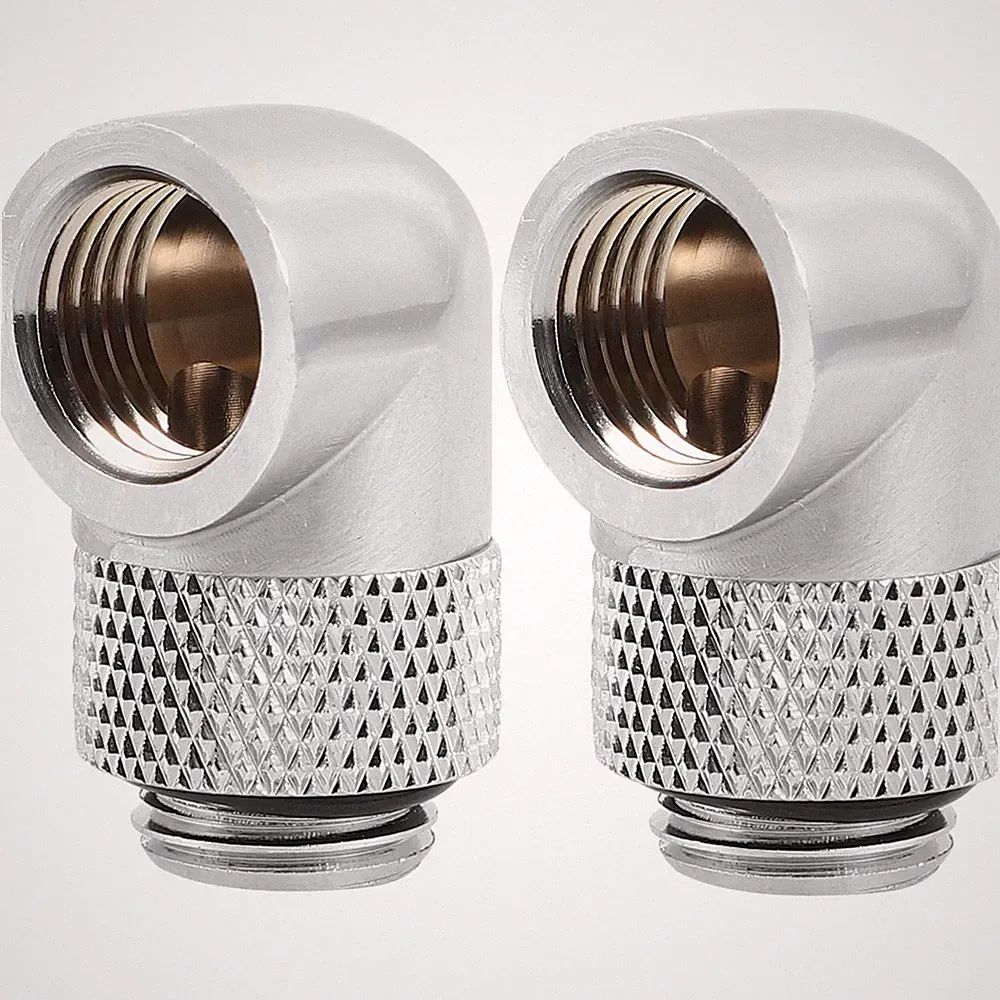 2 Pcs Wasserkühlung Wasserkühlungsadapter Computerwasserkühlungszubehör