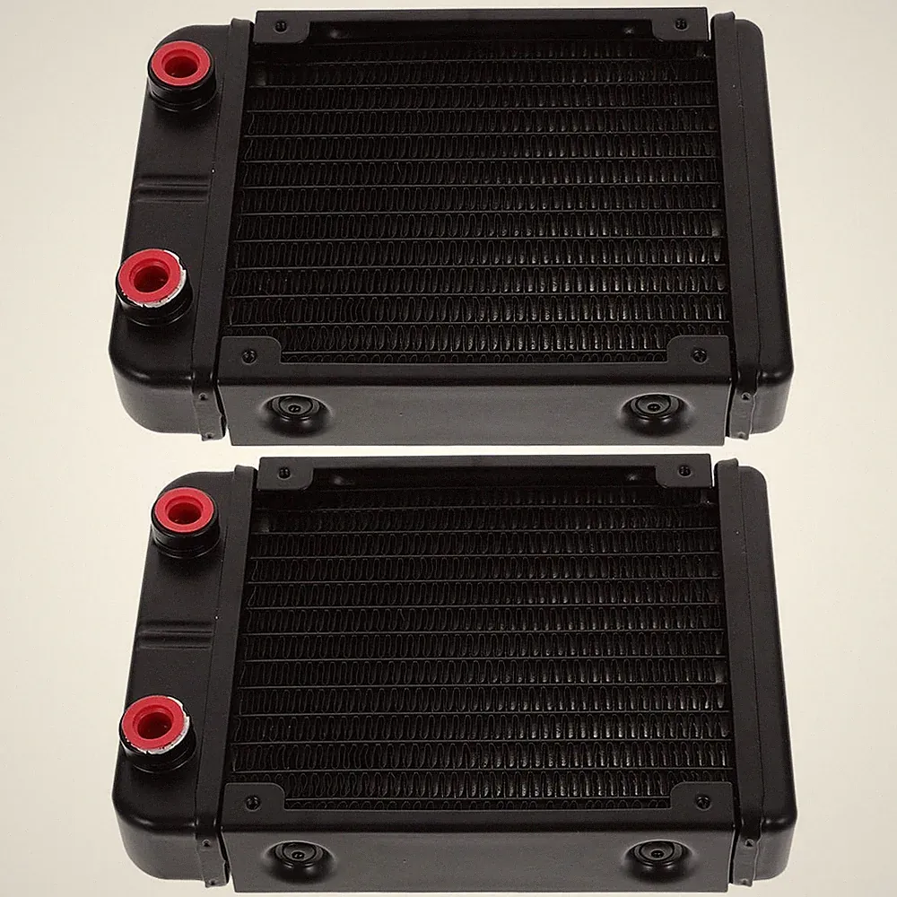 2 Stück GPU-Wasserkühler, Flüssigkeitskühlung, Kühler, Kühlkörpersystem für PC