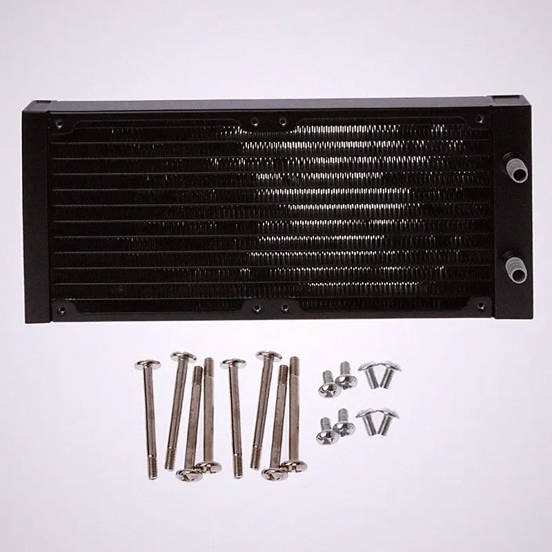 240mm 12 Tube CPU Heat Sink Aluminum PC for Case Water Cooling Radiator Exchange
