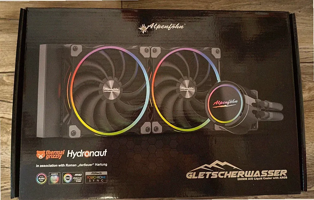 Alpenföhn Gletscherwasser 280mm PC AIO Wasserkühlung ARGB