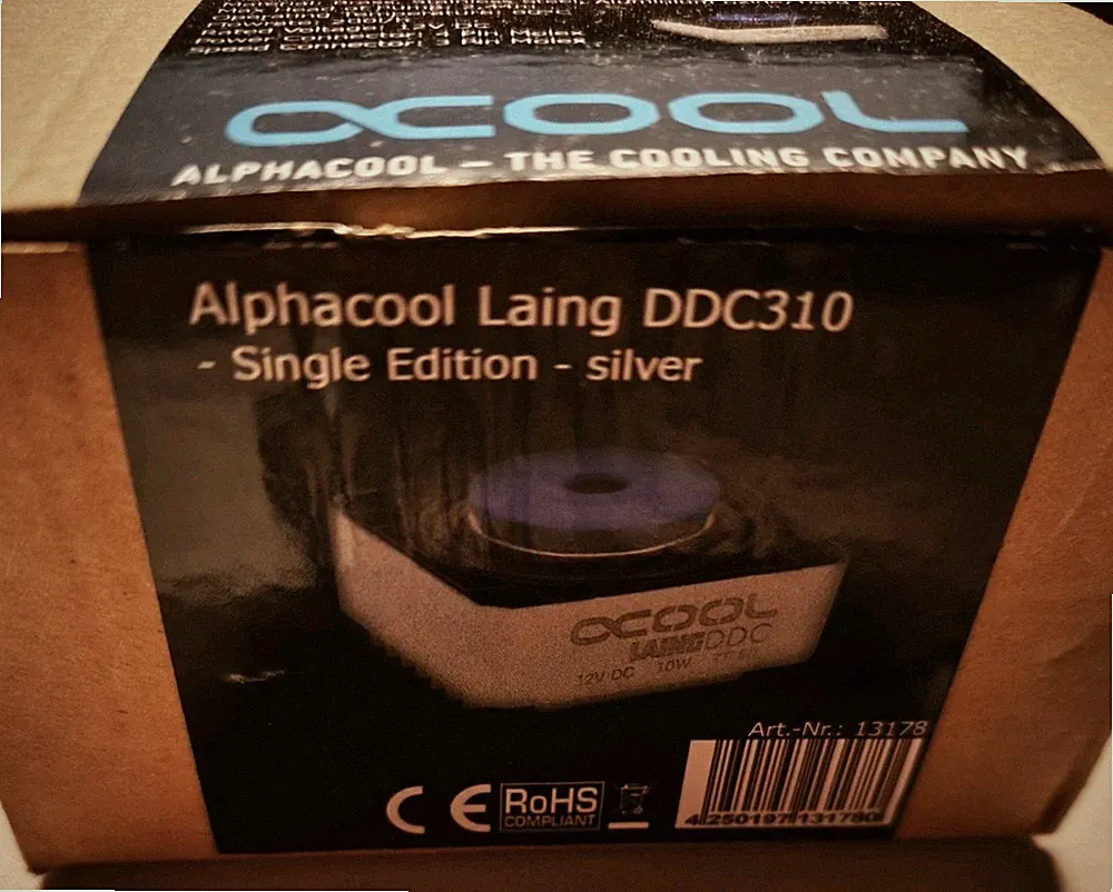 alphacool wasserkühlung pumpe