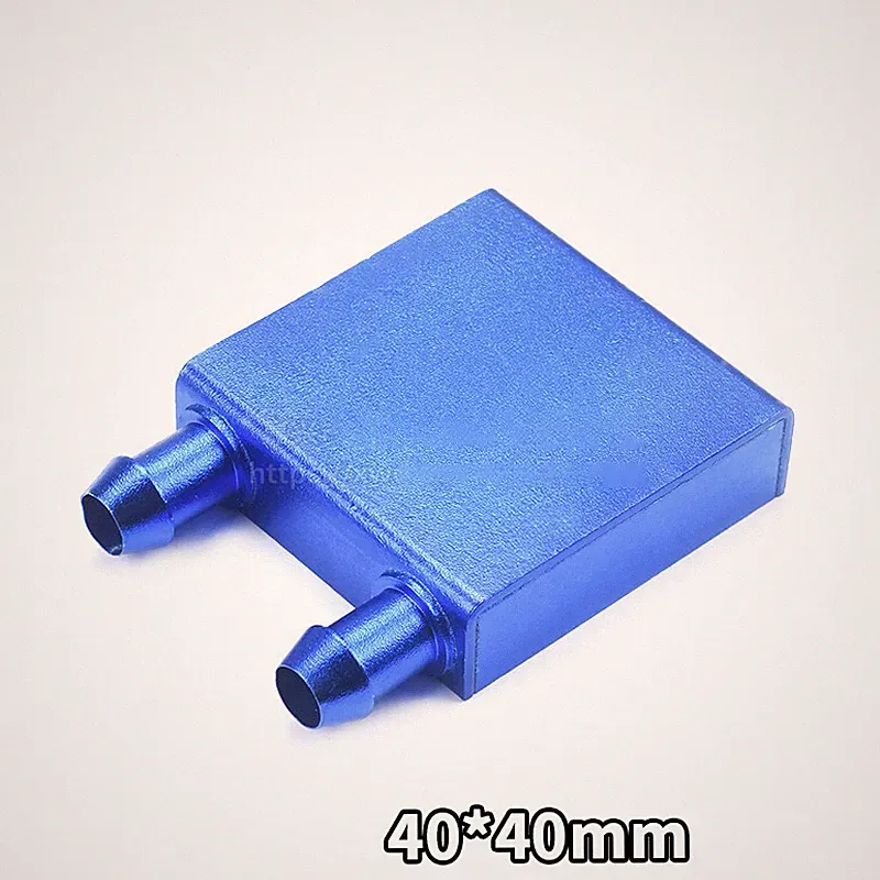 Aluminium Wasserkühlblock für flüssigen Wasserkühler Kühler System PC CPU GPU
