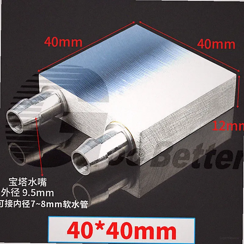 Aluminium Wasserkühlung Block für PC CPU GPU Flüssigkeit Wasserkühler Kühlkörper