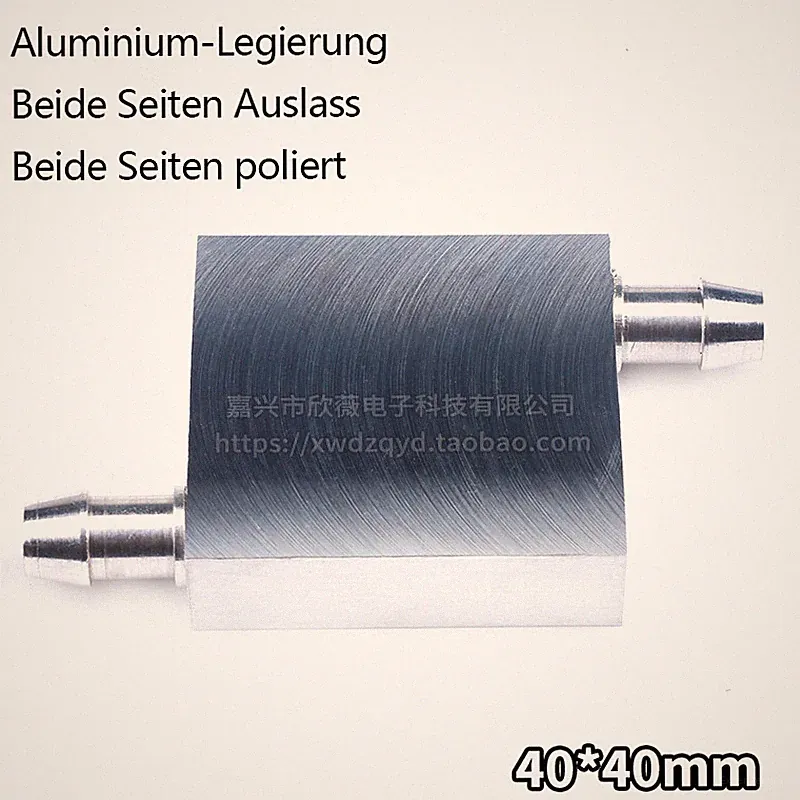 Aluminium Wasserkühlung Block Kühlkörper Wasserkühlblock System für PC CPU GPU
