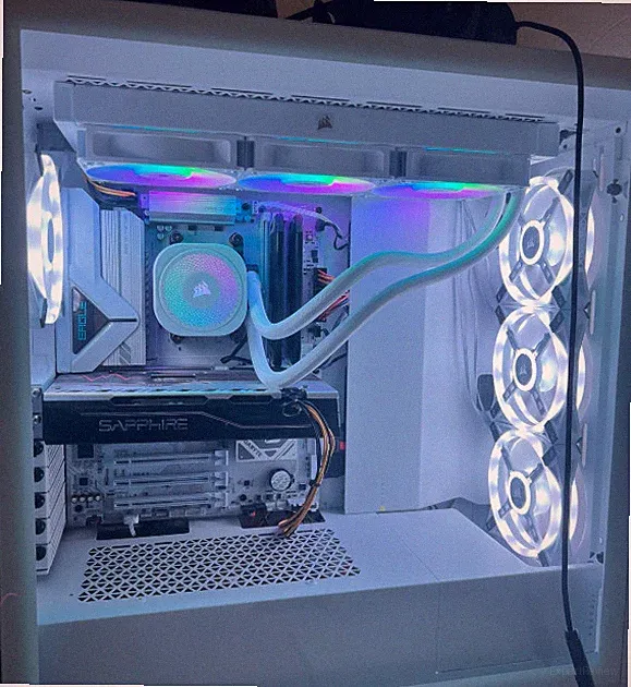 AMD Ryzen 5 7600X Gaming PC 32GB DDR5-6000 B850 RGB Wasserkühlung