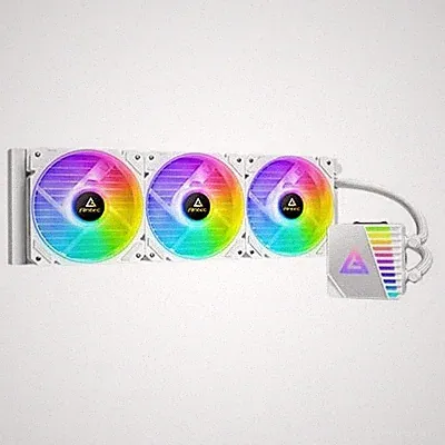 Antec Symphony 360 Aio Liquid CPU Kühler Universal Sockel weiß 360mm Radiator P