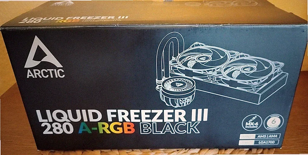 ARCTIC Liquid Freezer III 280 A-RGB (black) CPU Wasserkühler AMD Intel PC AIO