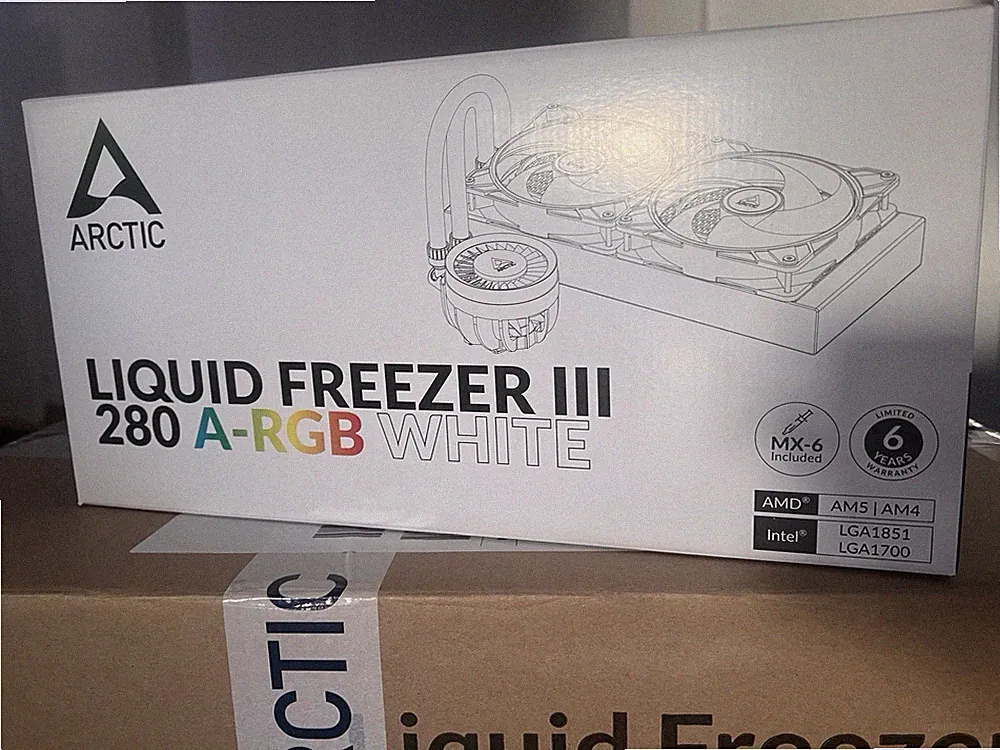 ARCTIC Liquid Freezer III 280 A-RGB - Wasserkühlung PC AIO CPU weiß