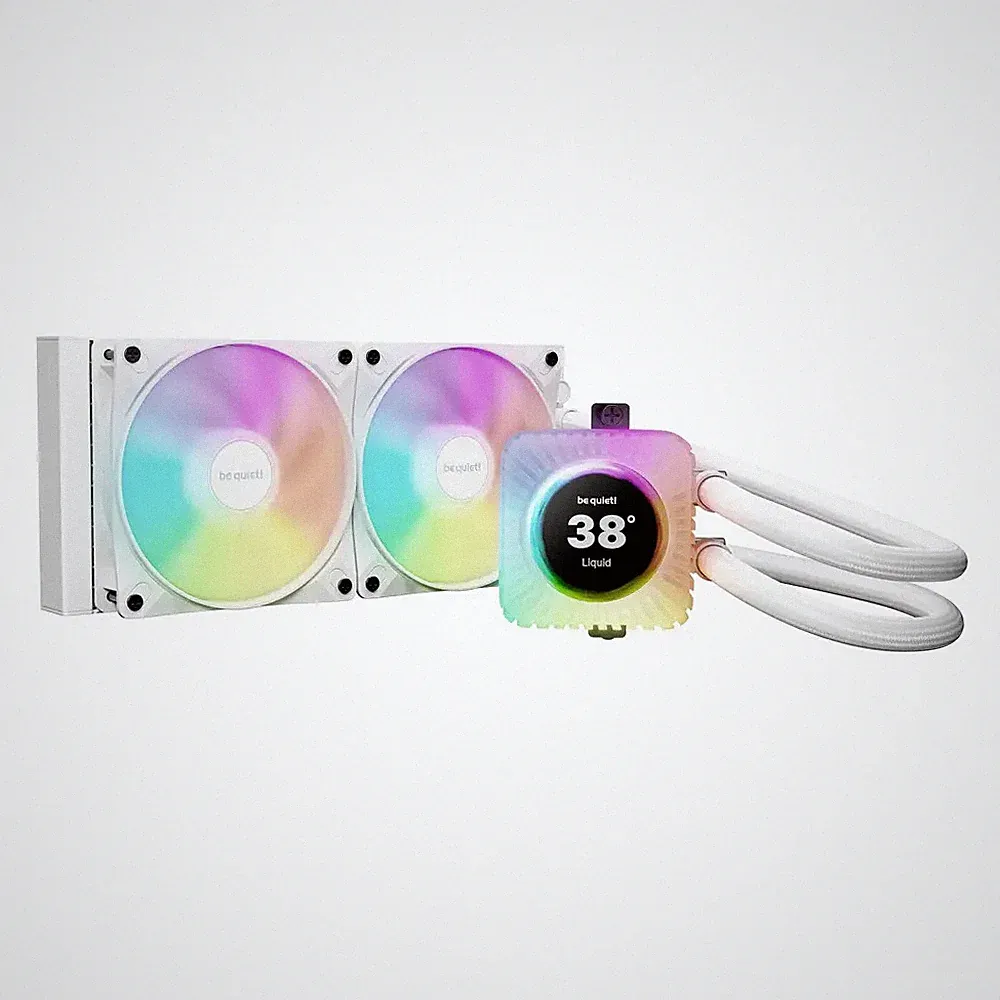 BeQuiet Light Loop IO LCD 240mm white PC-Wasserkühlung