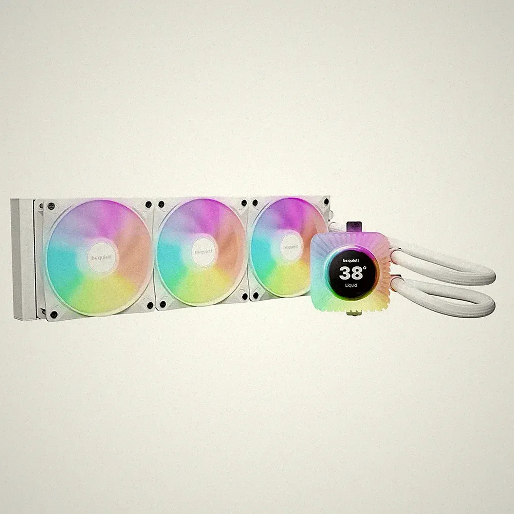 BeQuiet Light Loop IO LCD 360mm white PC-Wasserkühlung