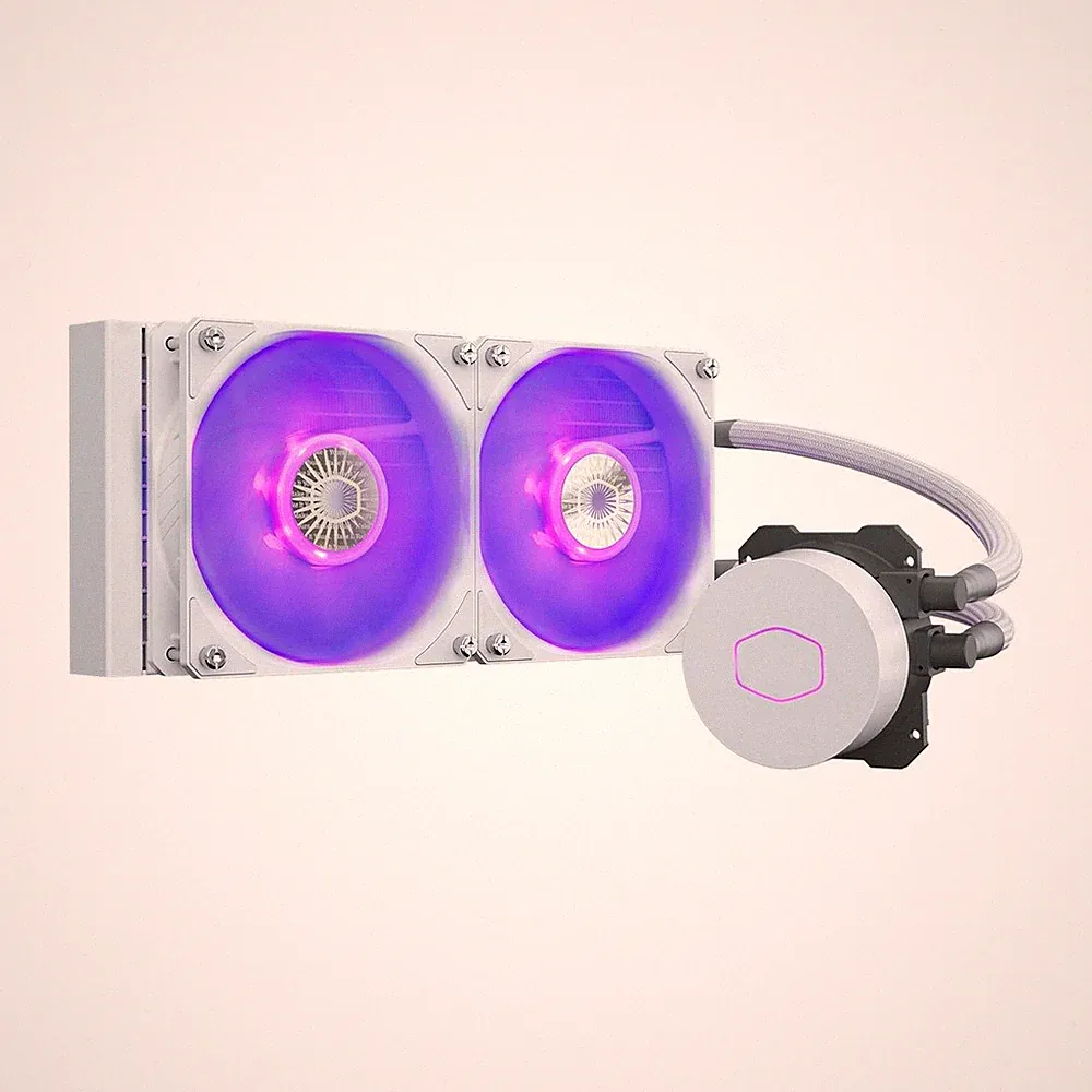 Cooler Master MasterLiquid ML240L V2 RGB Weiß 240mm 2x120mm Lüfter RGB Beleuchtu
