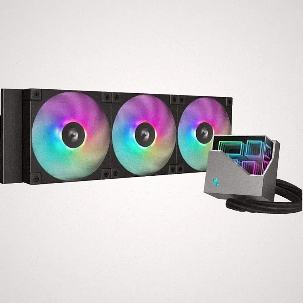 DEEPCOOL LT360 ARGB AIO Watercooling CPU Lüfter 360mm LGA1700 AM5 Schwarz