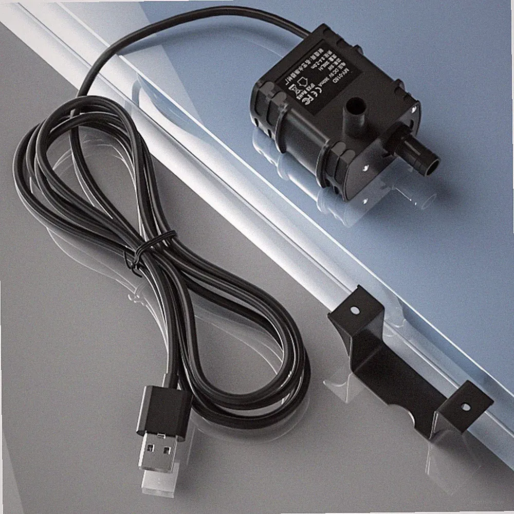 DIY Wasserkühlung USB 5W Brushless Wasserpumpe Tauchpumpe für Aquarium und PC