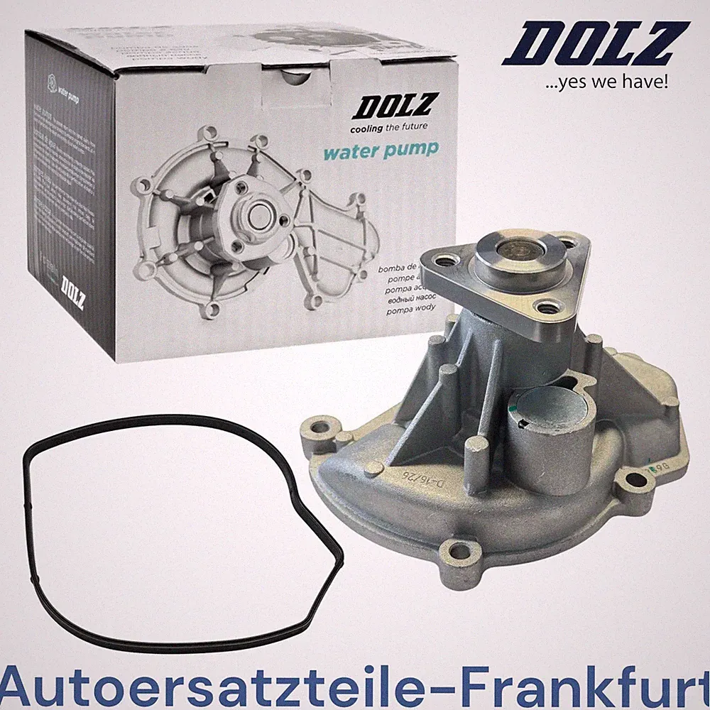 DOLZ Wasserpumpe + Dichtung für PORSCHE CAYENNE 92A 9PA + MACAN 95B PANAMERA 970