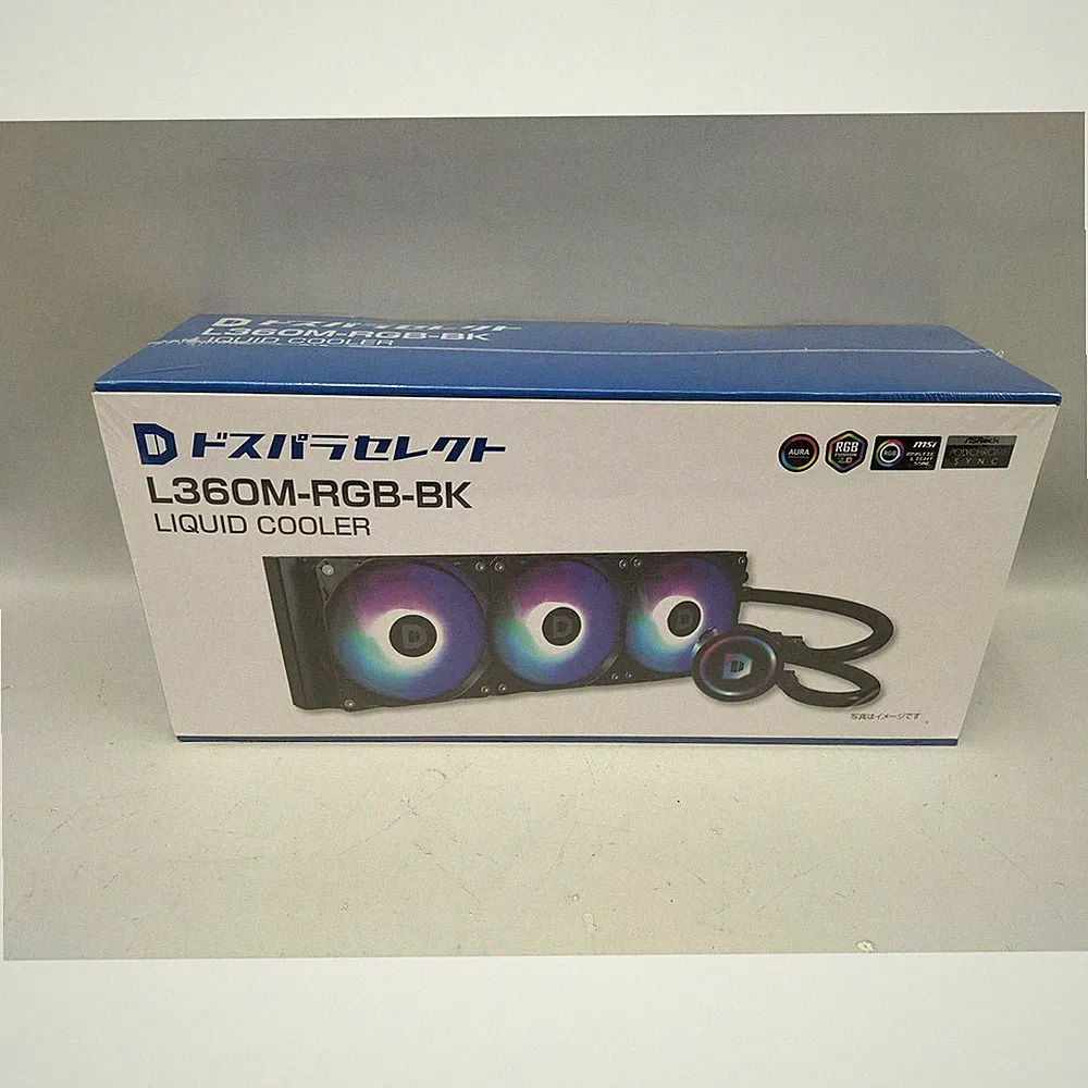 Dospara L360M-RGB-BK 360mm RGB Liquid CPU Kühler AIO PC Desktop Gaming Neu