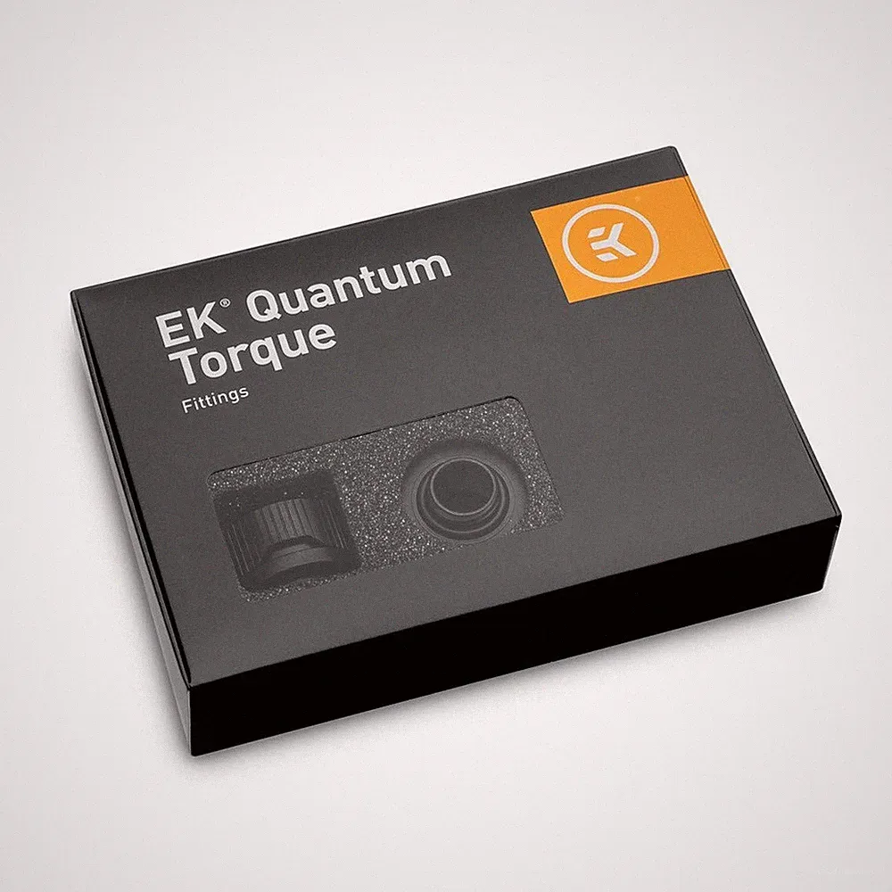 EK Water Blocks Quantum Torque HTC 16 Wasserkühlung Anschluss 5er schwarz