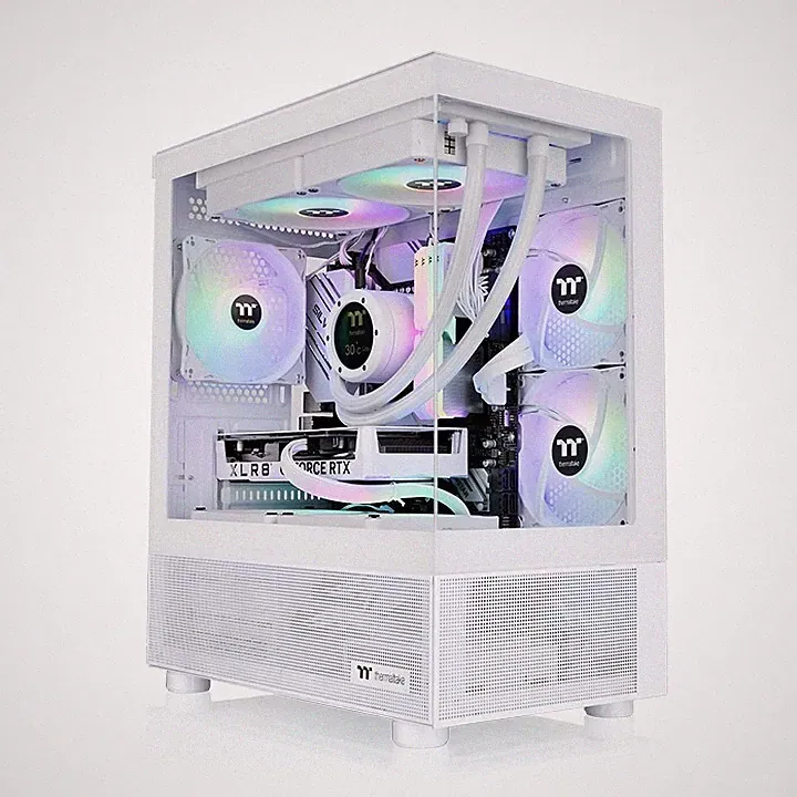 Gamer PC - AMD Ryzen™ 5 5500 - RTX 5060 8GB - 16GB - 500GB - Wasserkühlung weiß