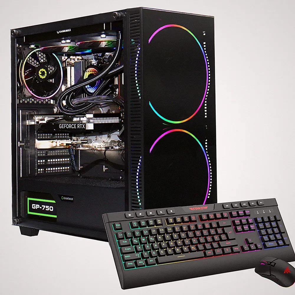 Gaming PC AMD Ryzen 5 7500F 16GB DDR5 1TB SSD RTX 5070 Wasserkuehlung Windows 11