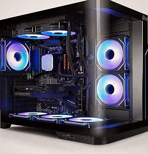 Gaming-PC, AMD Ryzen 7, RTX 5060, 1TB, 32GB RAM, Wasserkühlung