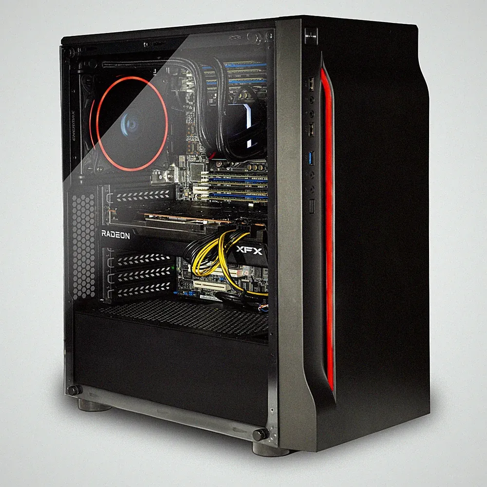 Gaming PC | bis RTX 5070 | Xeon 12x 3,3 GHz | 512GB DDR4 | 2TB NVMe | AiO Wakü