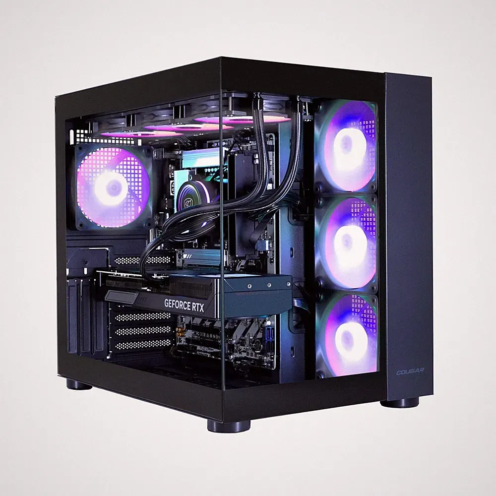 Goldene PC-Wasserkühlung