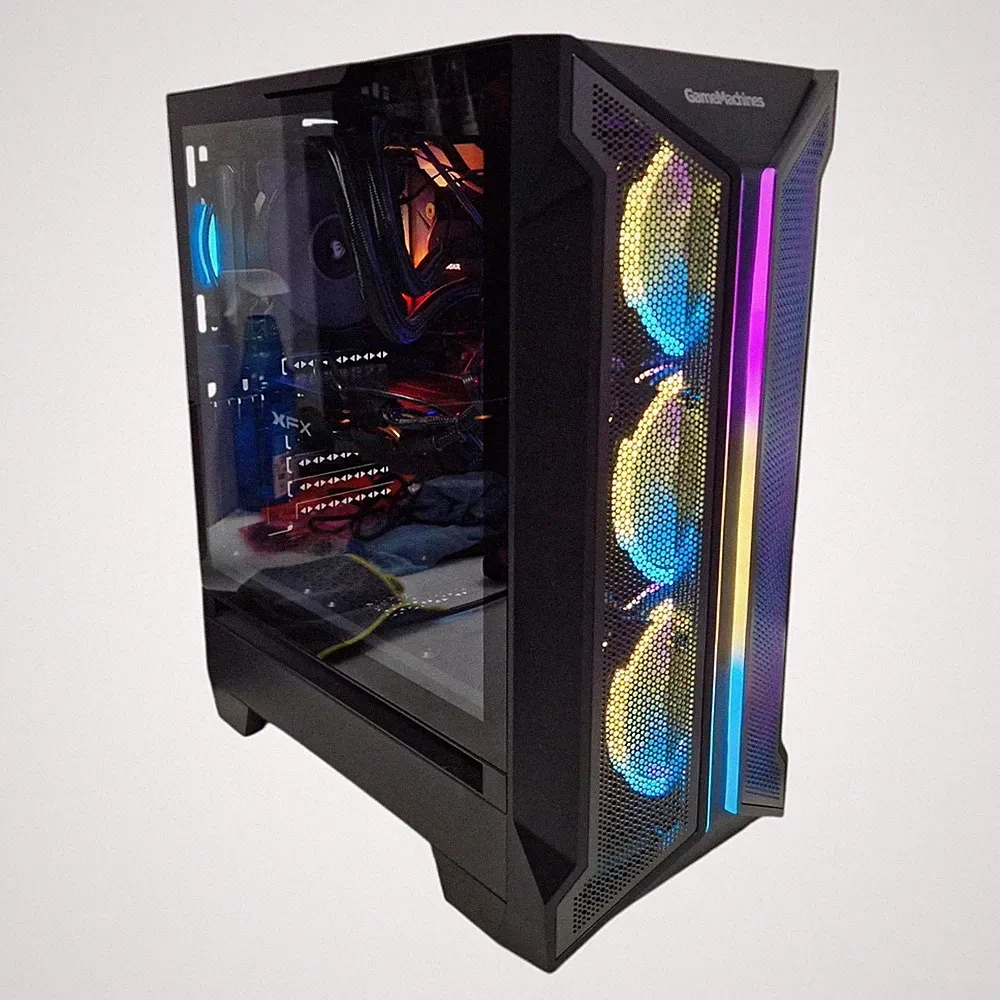 🖥️ Gaming PC i7-7700K | 32GB DDR4 | RX 580 8GB |1TB NVMe SSD| Wasserkühlung #G5