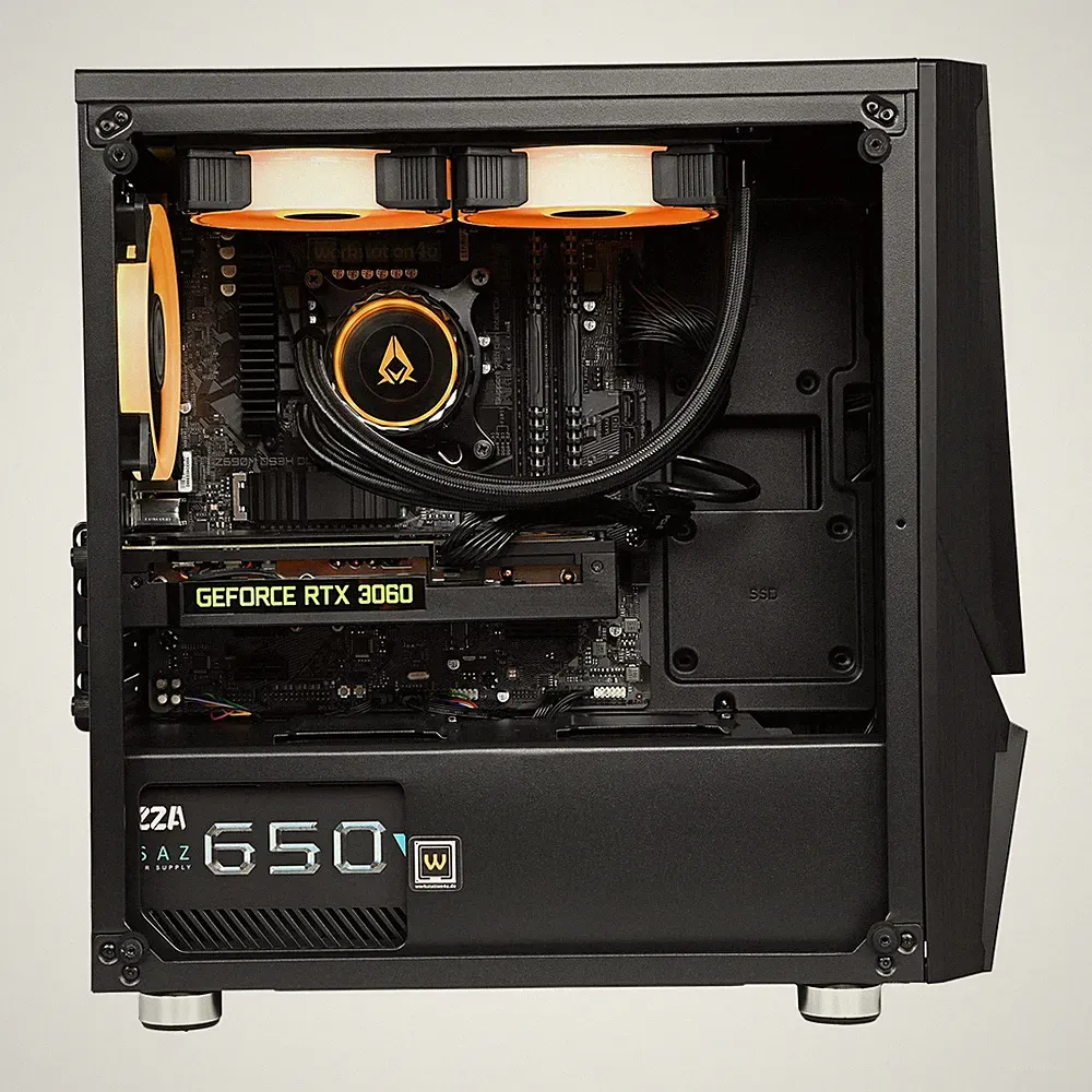Gaming PC Intel Core i7-12700KF Wasserkühlung 32GB RAM RTX 3060 12GB 1TB SSD W11