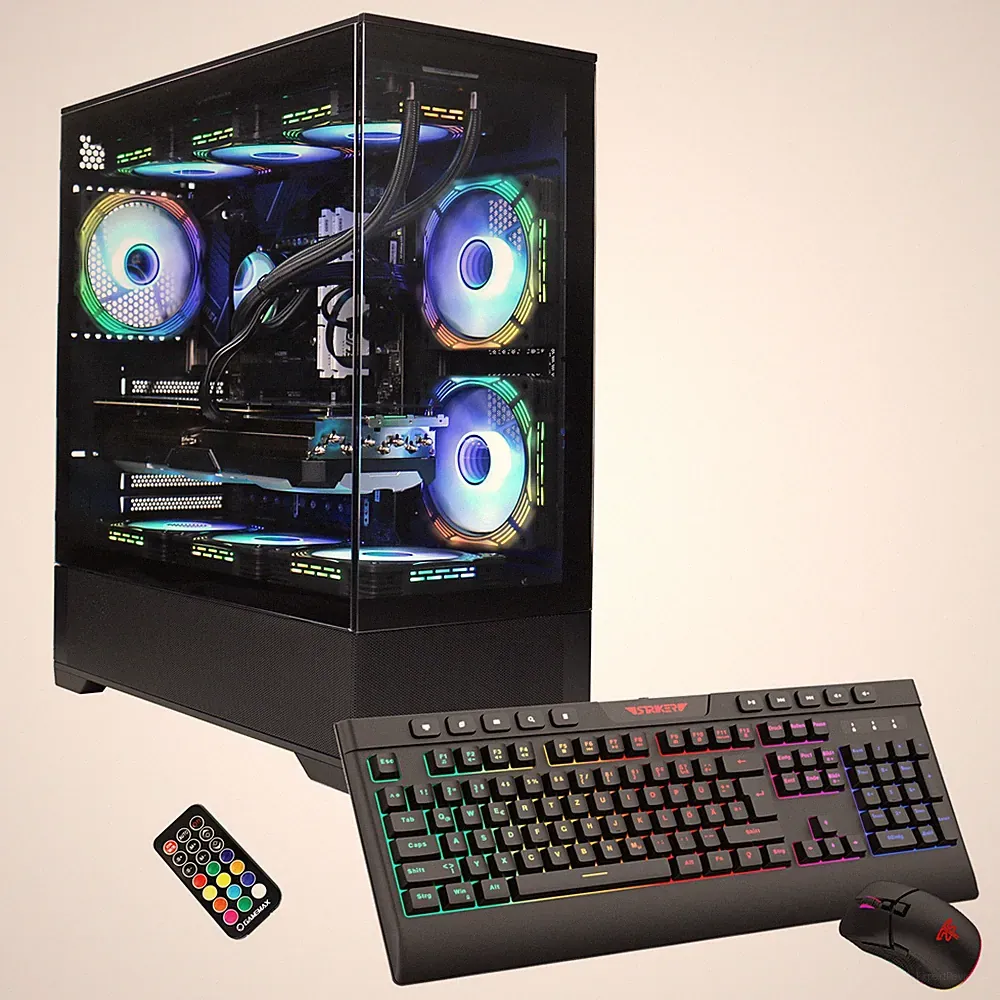 Gaming PC Ryzen 5 9600X 32GB DDR5 RAM 1TB SSD RTX 5070 Wasserkuehlung Windows 11