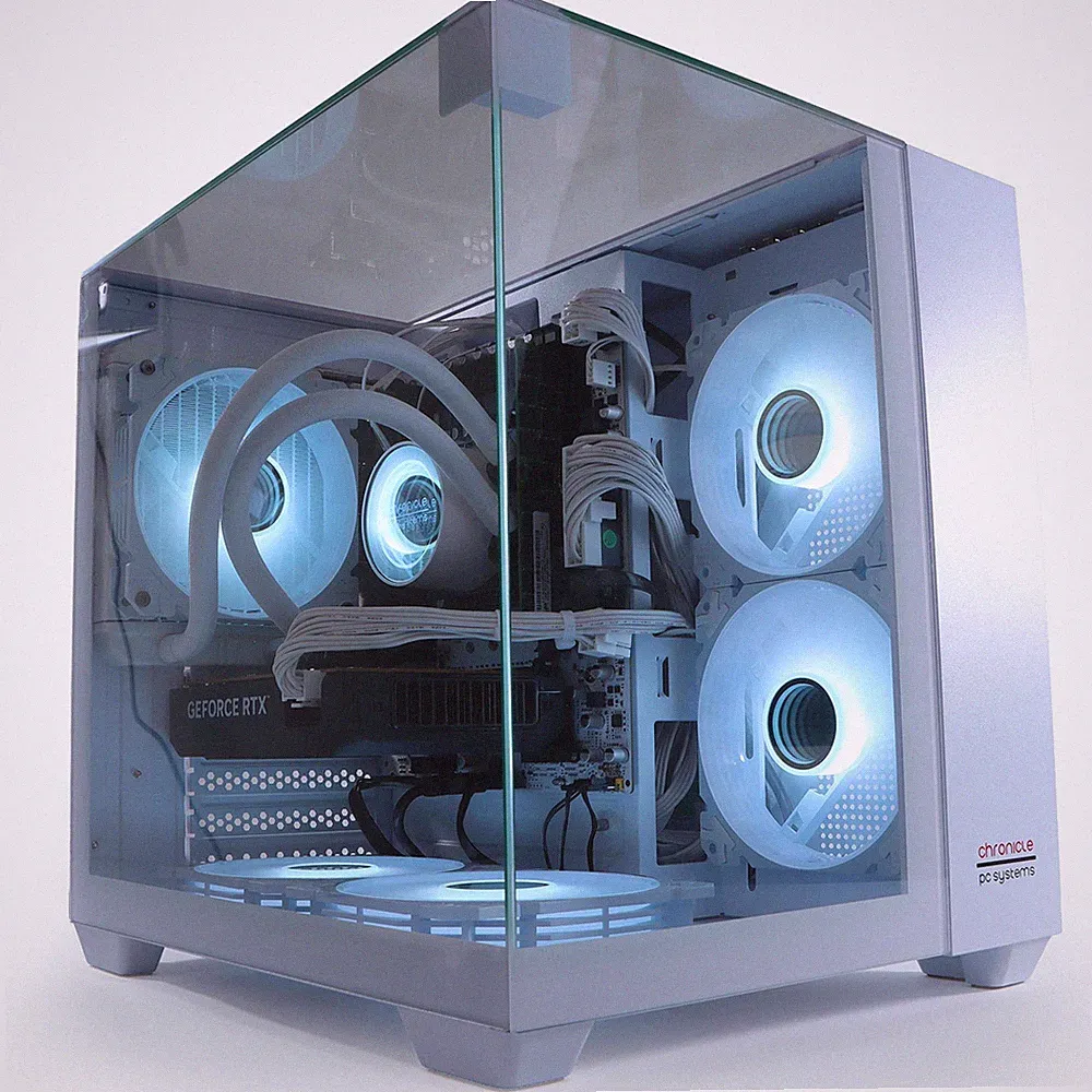 GAMING PC TRIORAMA 12 Kerner RTX 3050 16GB RAM 240GB SSD Wasserkühlung Weiß
