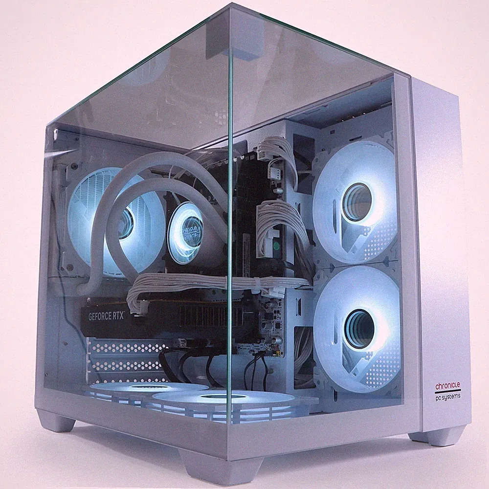 GAMING PC TRIORAMA 12 Kerner RTX 5060 16GB RAM 240GB SSD Wasserkühlung Weiß