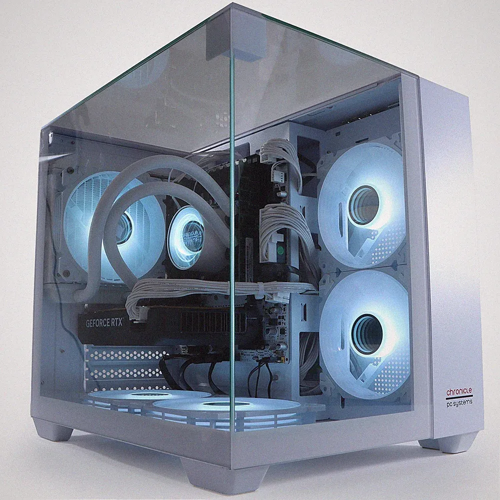 GAMING PC TRIORAMA 12 Kerner RTX 5060 32GB RAM 500GB SSD Wasserkühlung Weiß