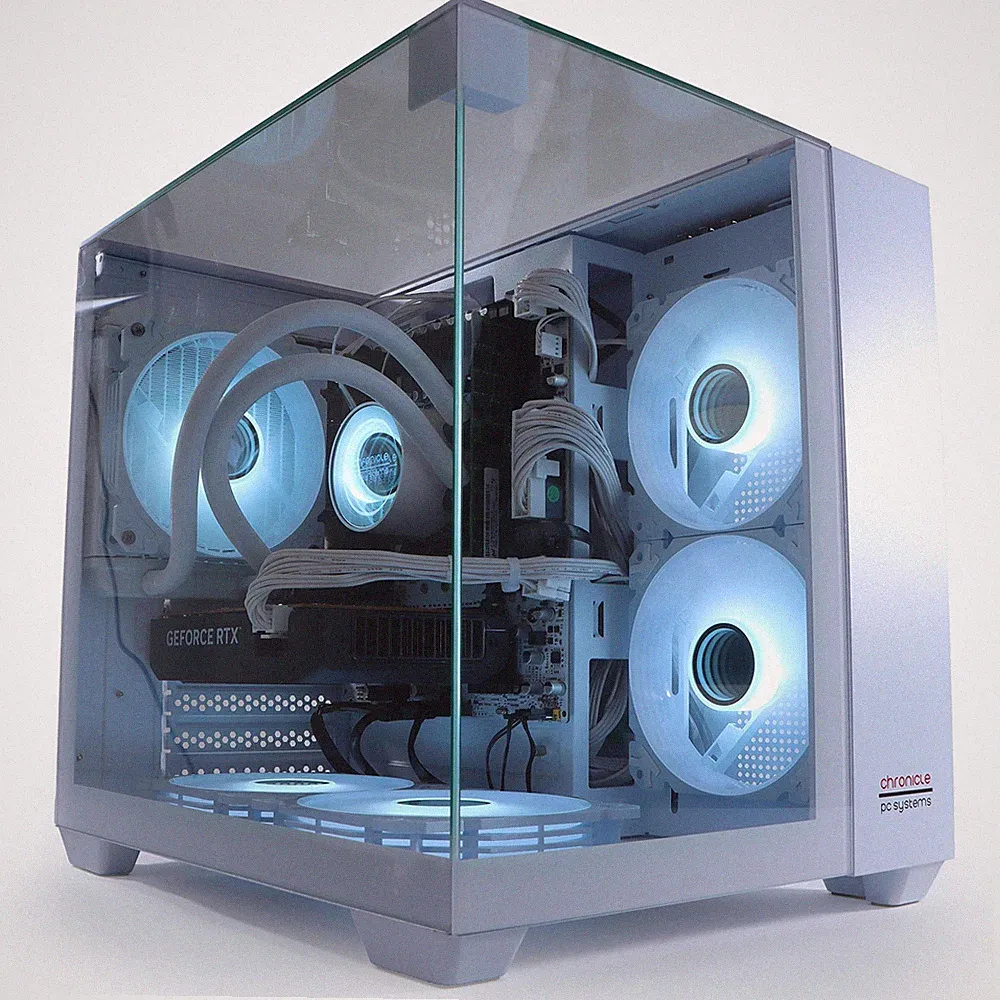GAMING PC TRIORAMA 12 Kerner RTX 5060 64GB RAM 1TB SSD Wasserkühlung Weiß