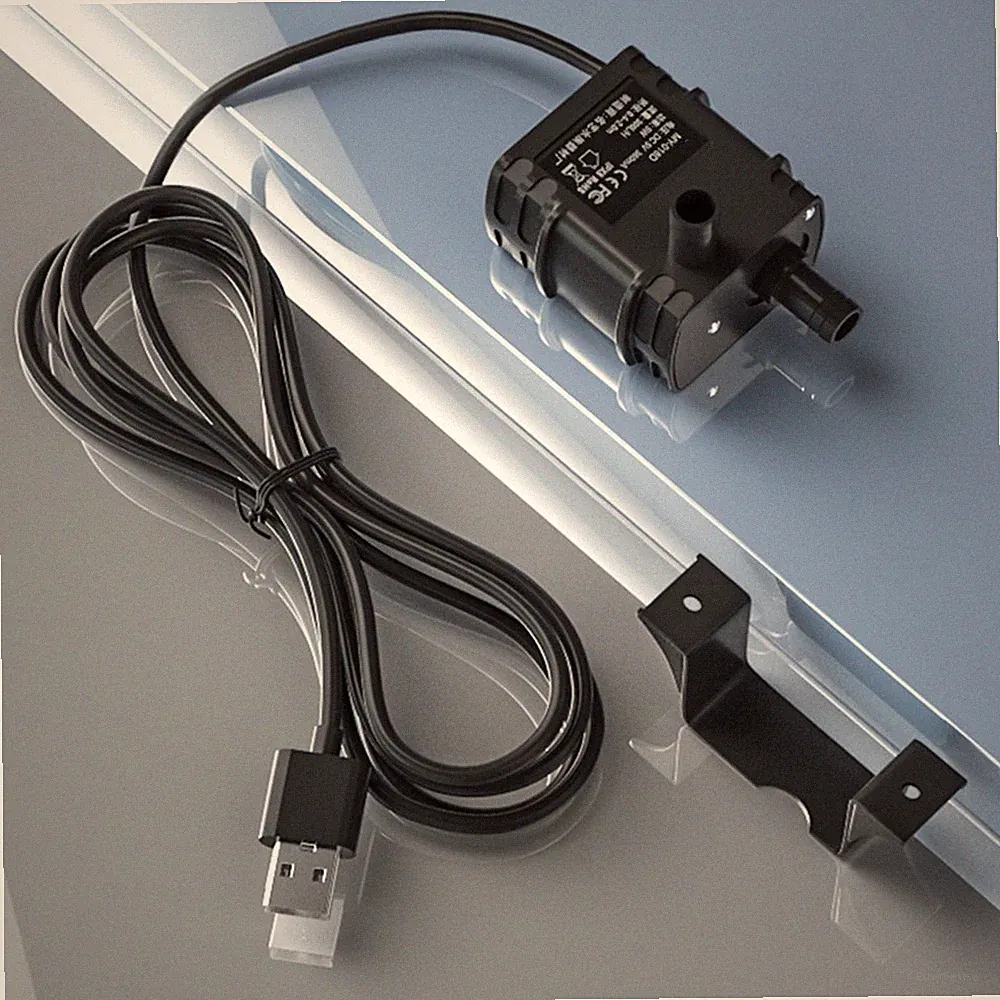 Geräuscharme USB 5W Brushless Wasserpumpe für Aquarium und PC Wasserkühlung S
