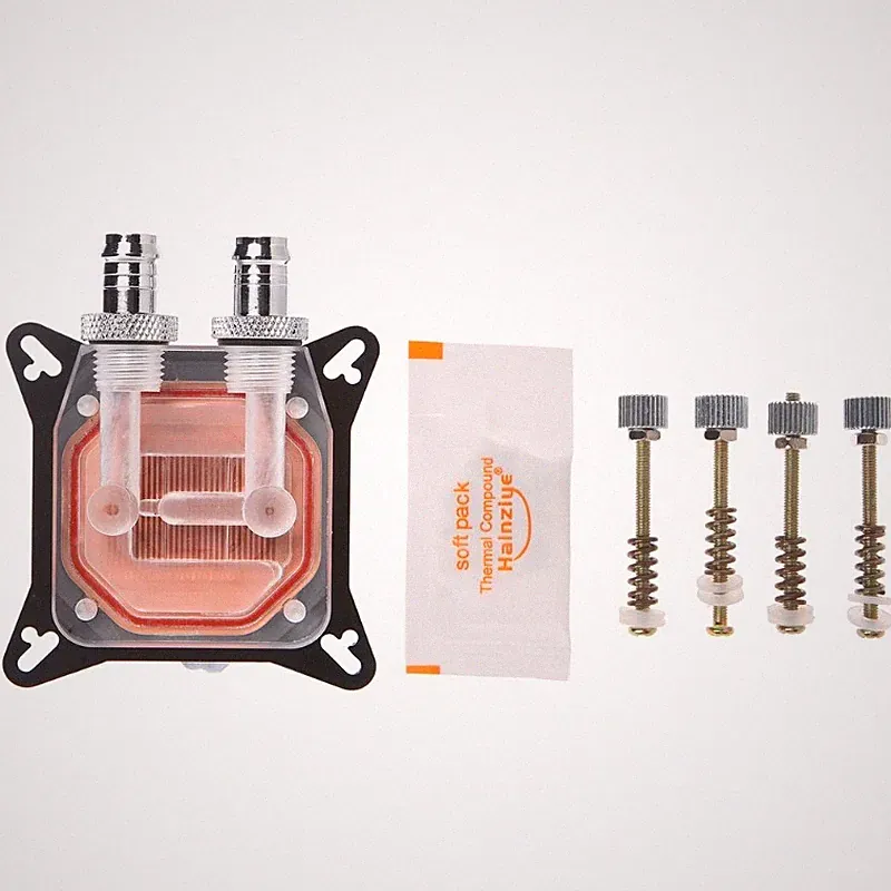 GPU Water Cooling Block Double Channel Copper Cooler For for W40 PC