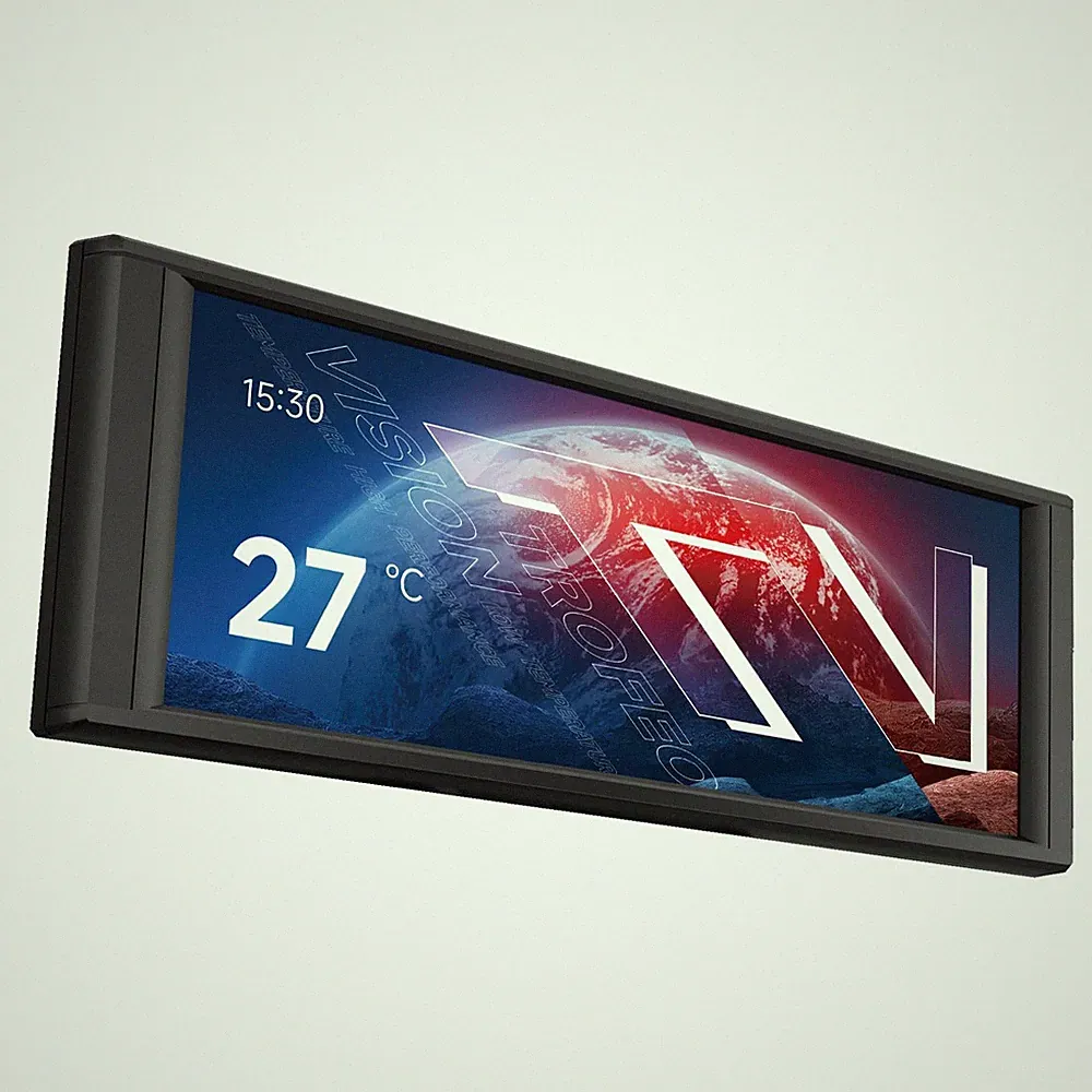 LCD-Display 6,86 Zoll Schwarz IPS magnetisch USB Typ-C 1280x480 für PC