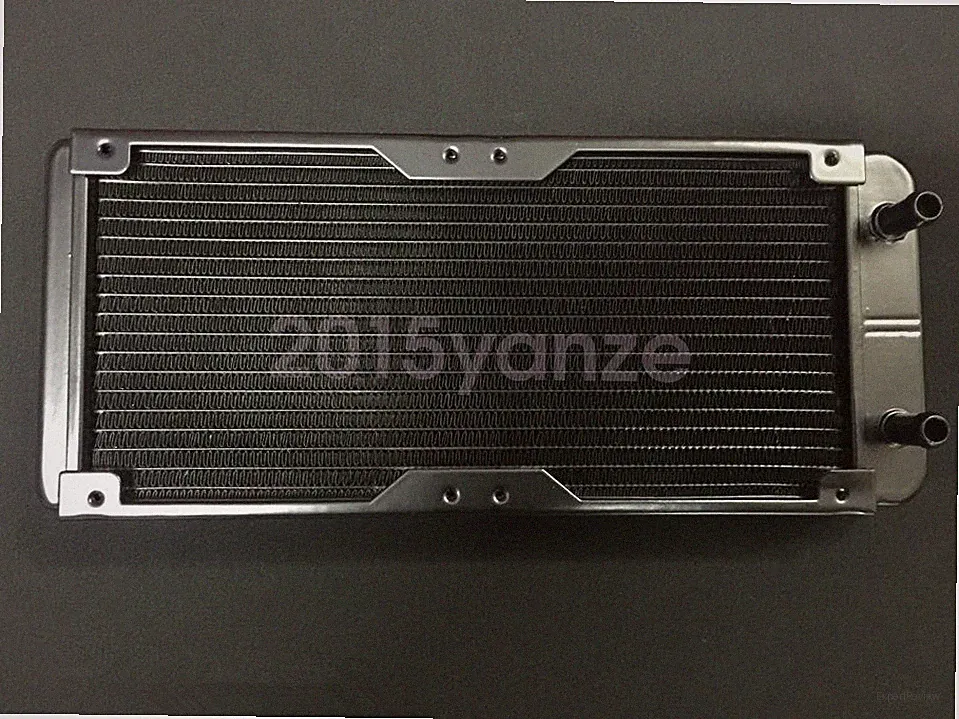 New Aluminum 240mm Water Cooling Cooled Row Heat Exchanger Radiator for CPU PC