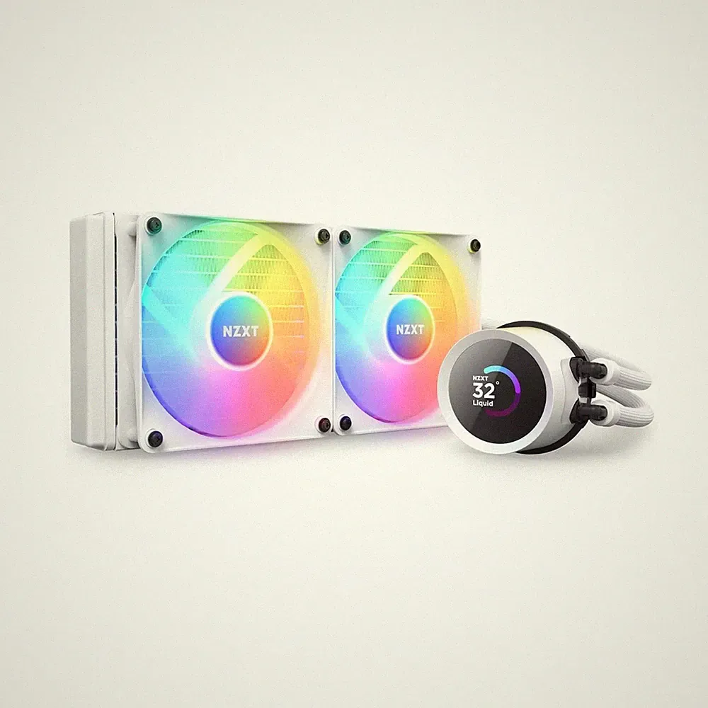 NZXT Kraken 240 RGB White CPU-Kühler für AMD Sockel AM3(+) AM4 #336418