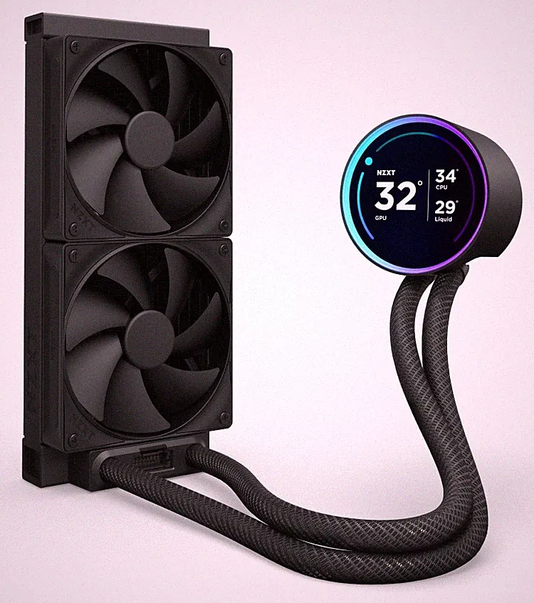 NZXT Kraken Elite 240 Prozessor All-in-One-Flüssigkeitskühler 12 cm Schwarz 1 St