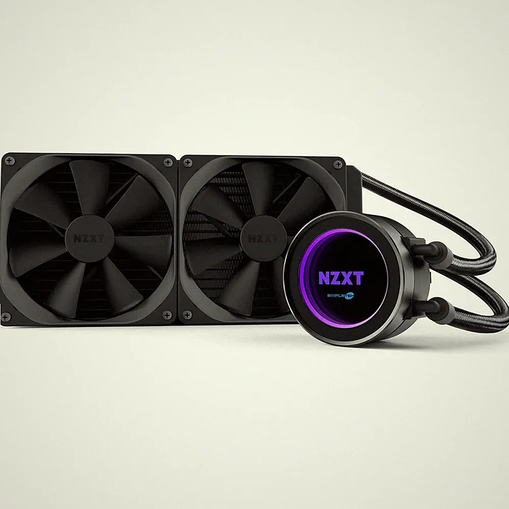 NZXT Kraken X62 280mm CPU Wasserkühlung RGB Lüfter 4 Pin 2800 RPM Schwarz