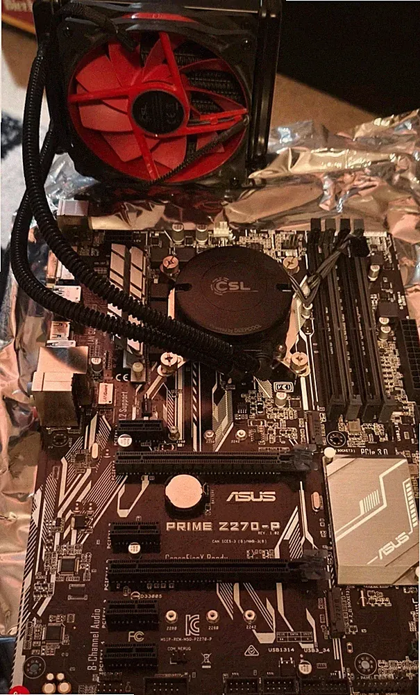 PC Aufrüst-Set Intel i7-7700K + ASUS Prime Z270-P + CSL Wasserkühlung