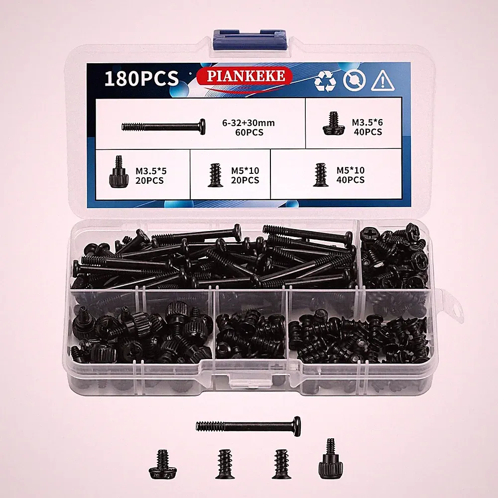 PC Schraubenset 240 Teile für Gehäuse Lüfter Kühler und Motherboard