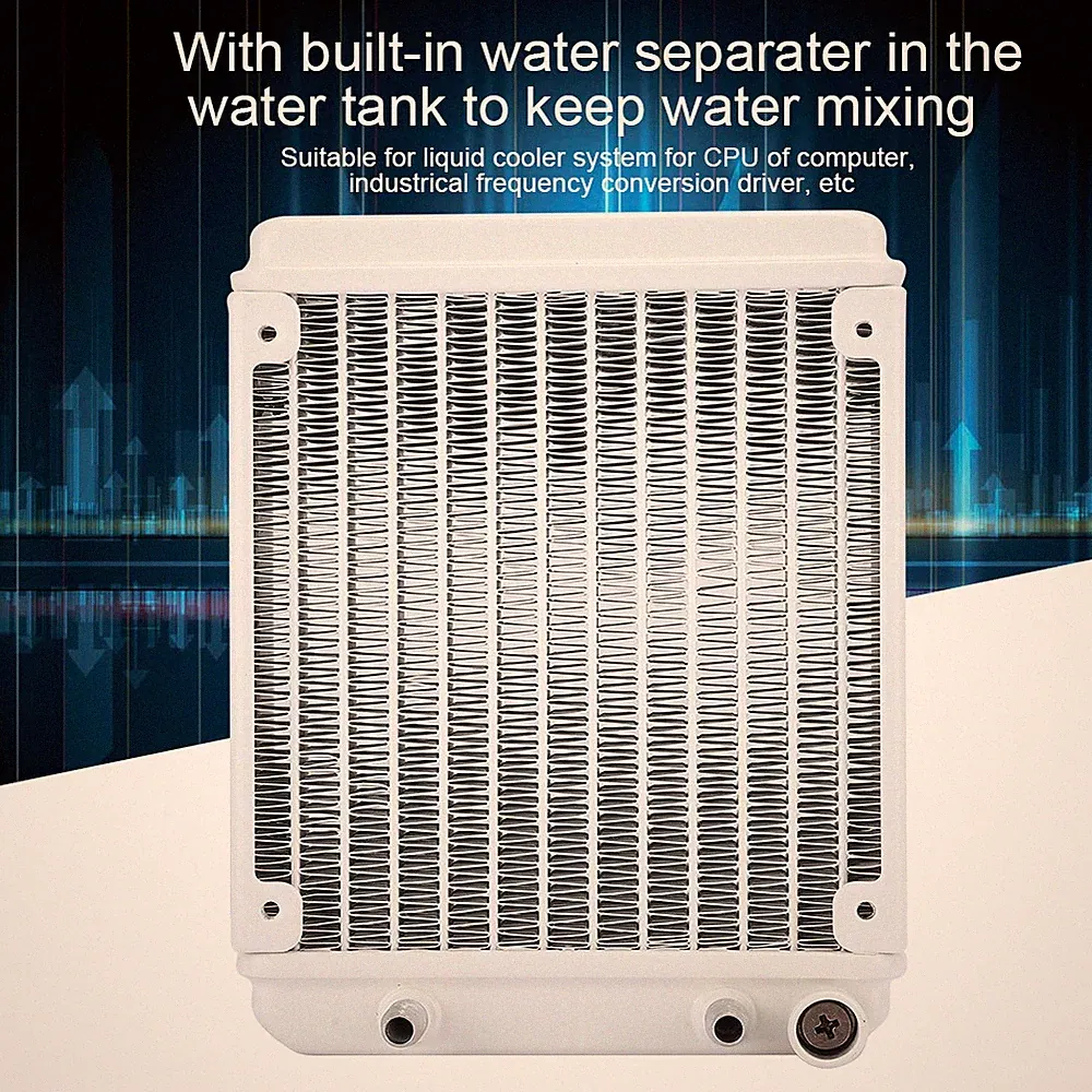 Professionelle PC Wasserkühlung Aluminium Radiator 12cm/4.7in Installationspo