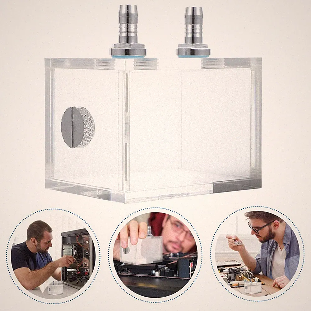 Professioneller PC Flüssigkühlerbehälter-Reservoir PC-CPU-Wasserblock-Wassertank