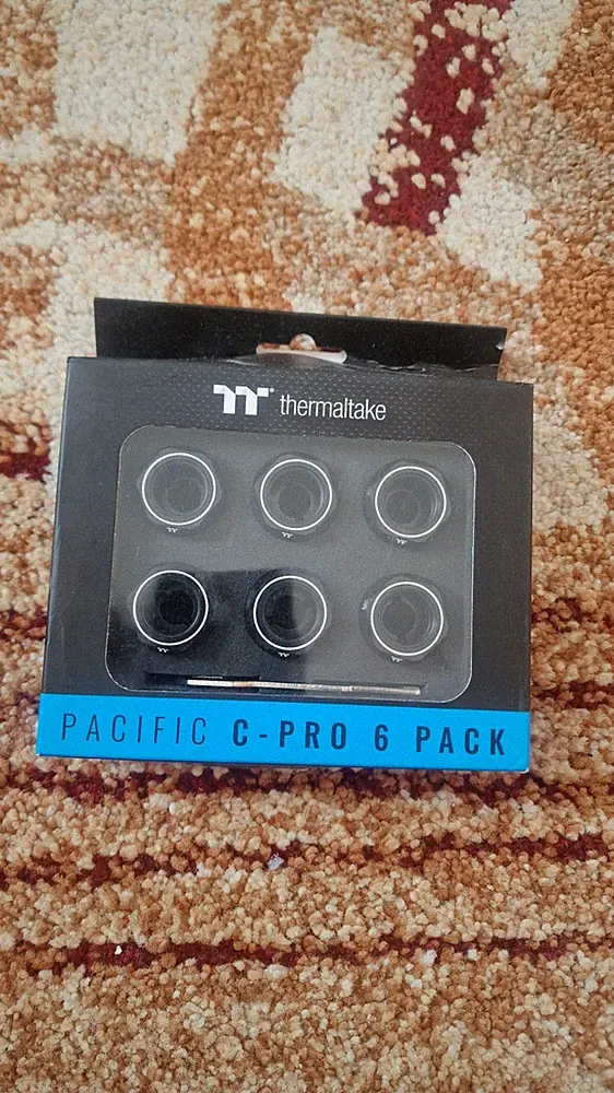 Thermaltake CPRO Fitting 6-Pack – 26mm Outer Diameter / 21mm Height – PC Water C