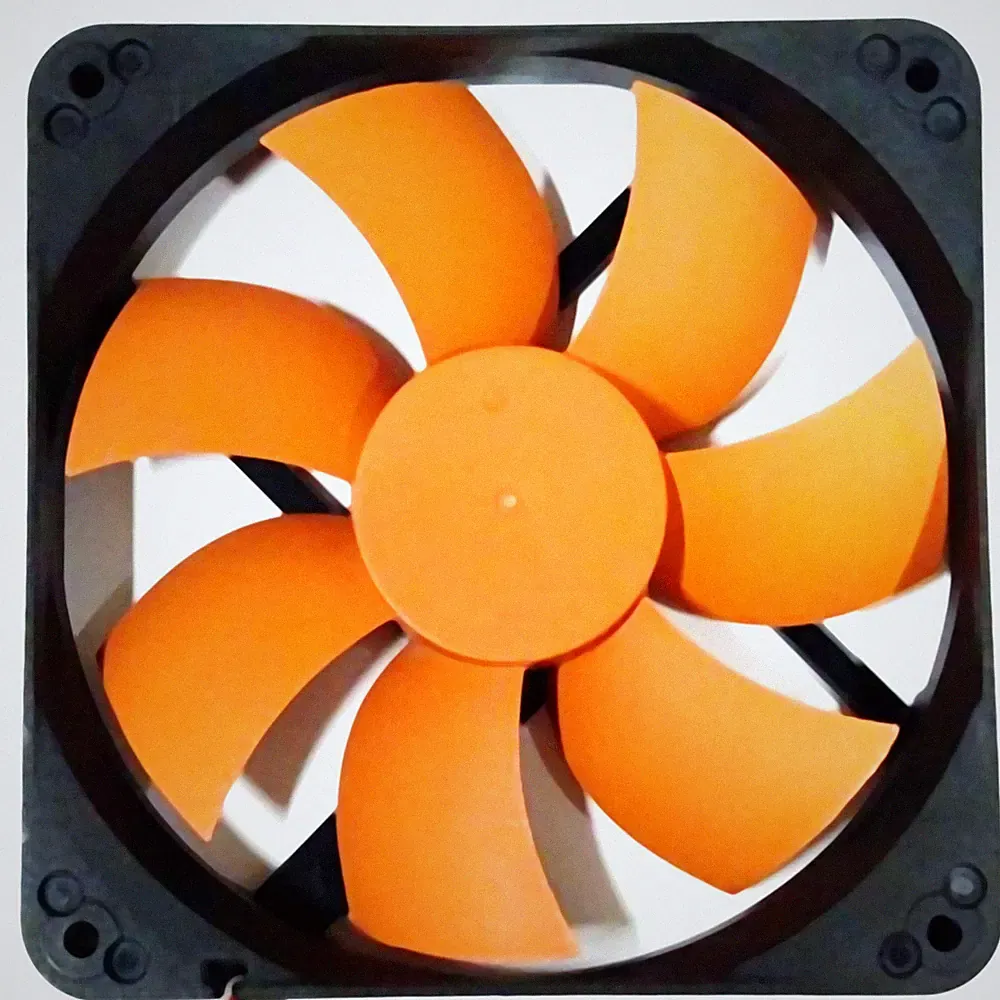 Thermaltake Gehäuse Lüfter Schwarz / Orange CPU-/ Wasserkühlung TT-1225 AF121225