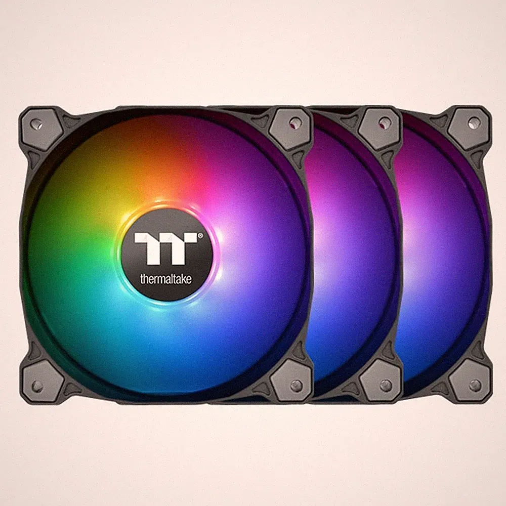 Thermaltake Pure 14 ARGB Sync 3x Gehäuse Lüfter Set Office Multimedia Gaming