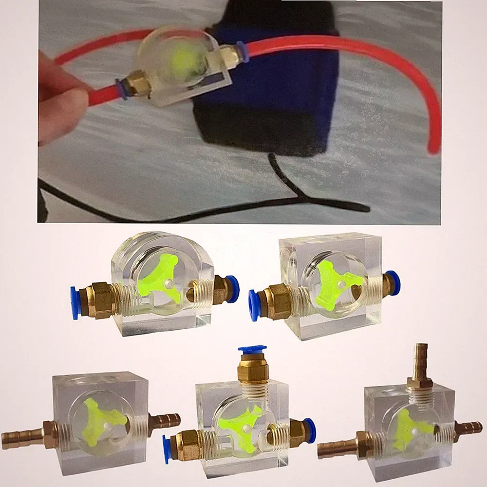 Wasserflussanzeige Mehrnutzung Wasserflussmessgerät für PC -Laptop -Computer